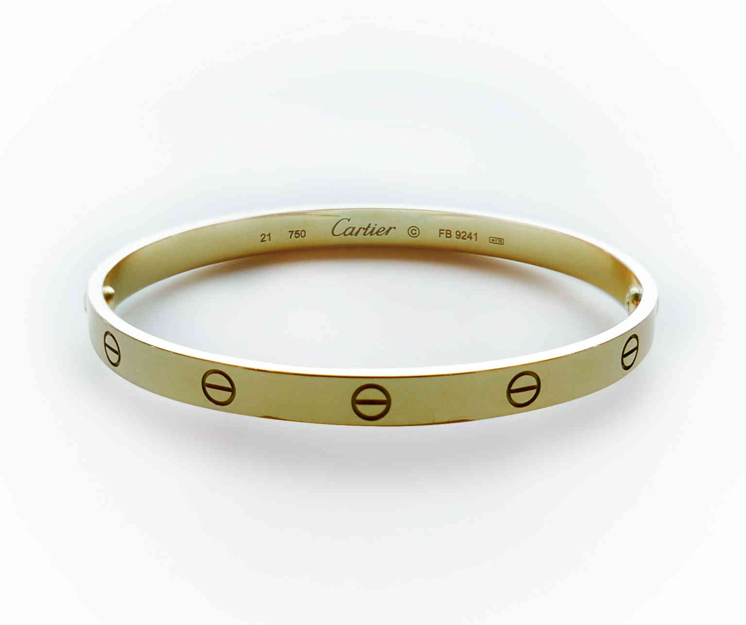 CARTIER - A Love bracelet in 18k yellow 