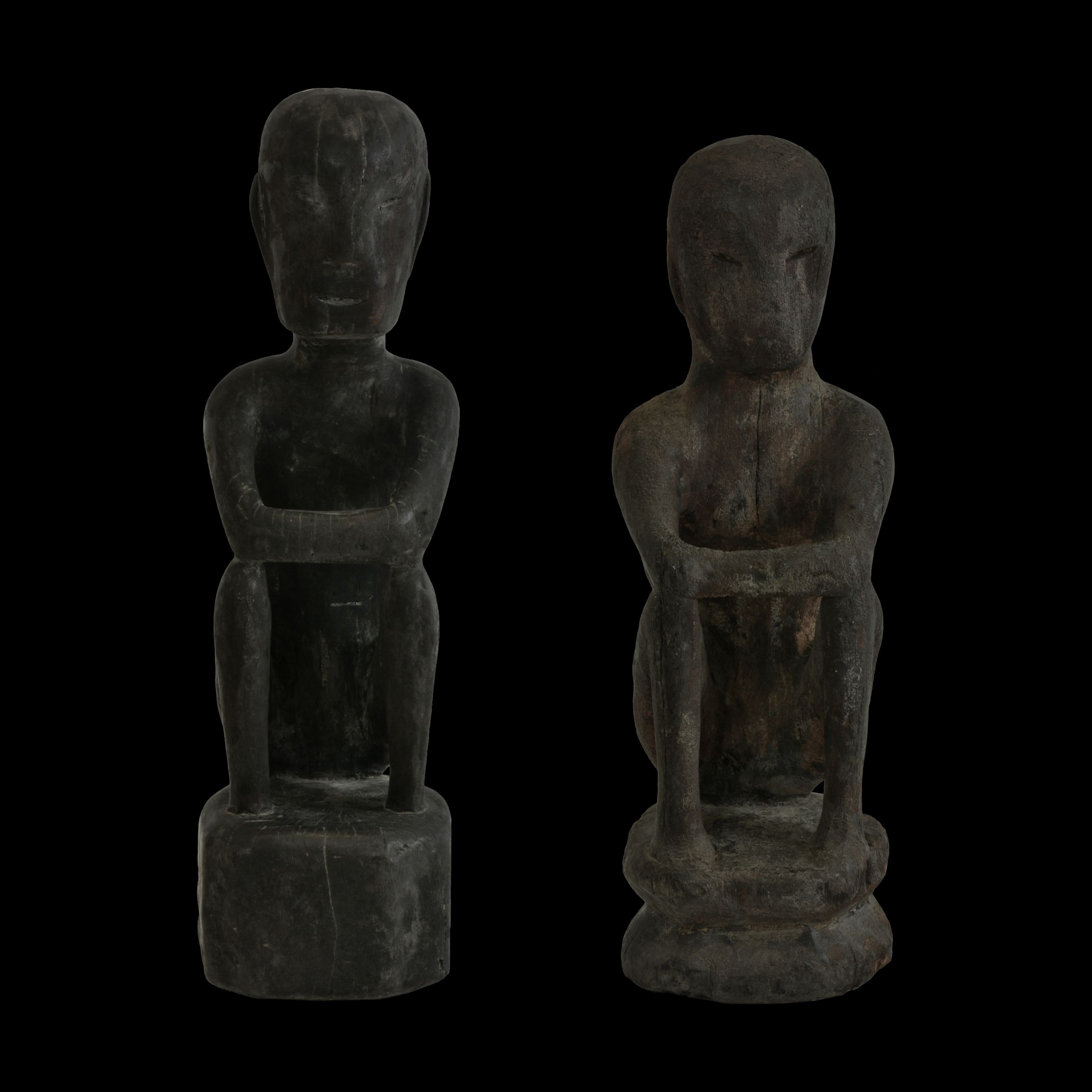 12 seated figures