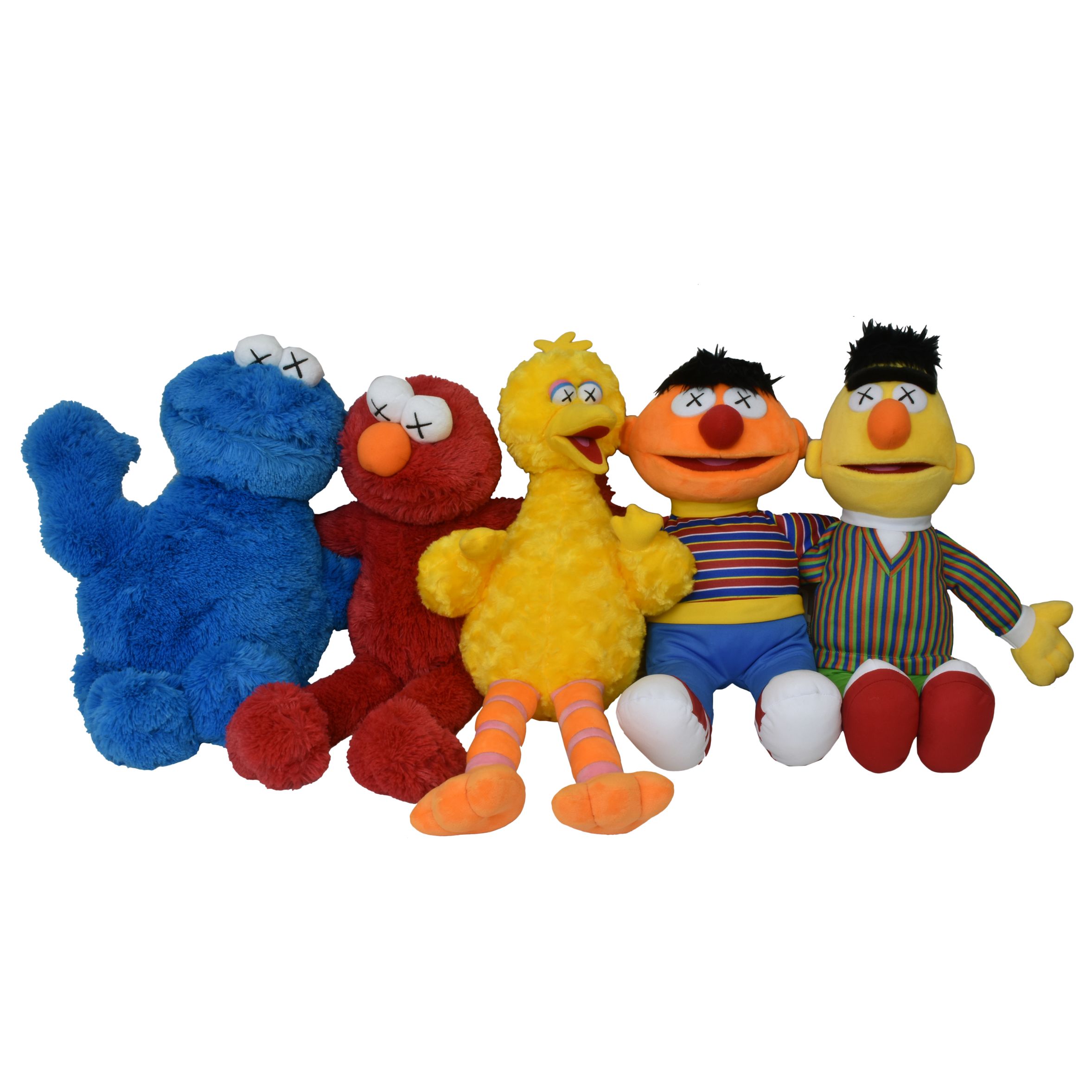 kaws sesame street uniqlo plush toy